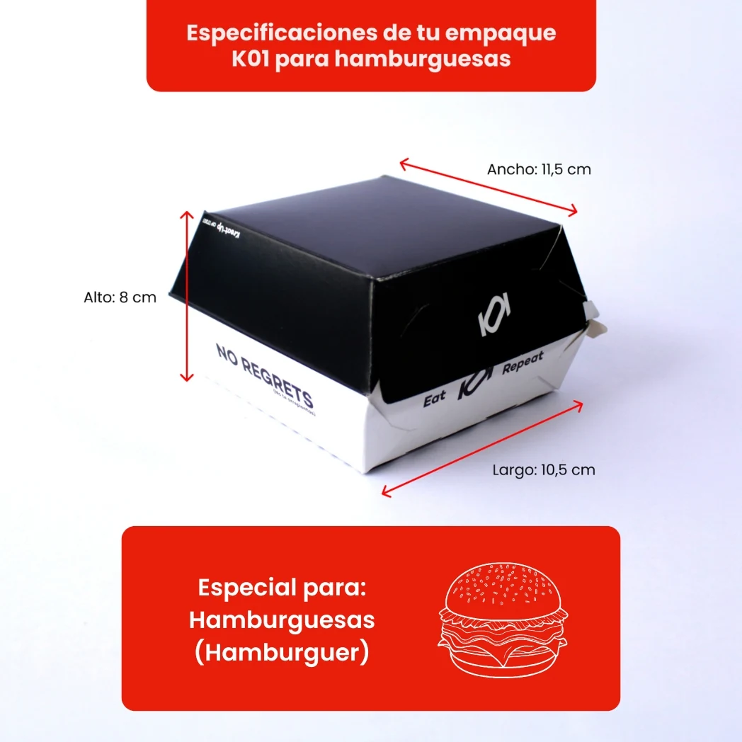 Classic Burger Box K01 view 2