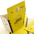 Large Fries Box with Sauce Compartment K019-2