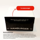 Burger Combo Box K016 | 5.5 × 5.5 × 3.1 in | Pack of 25 4 Burger Combo Box K016 view 4