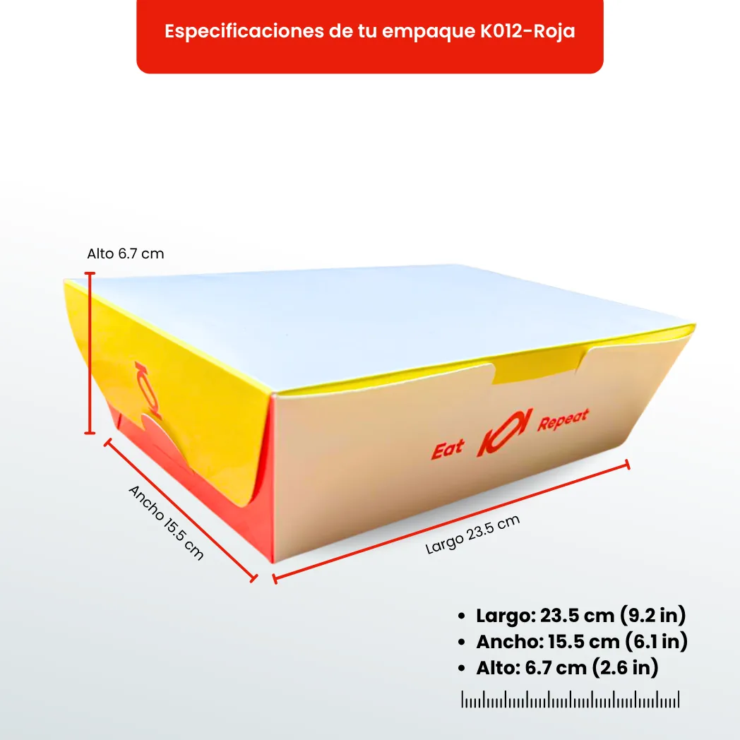 Large Folding Food Box K012-2 view 9