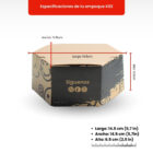Hexagonal Kraft Box K02 view 4