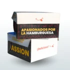 Burger Master Combo Box K016 | 5.5 × 5.5 × 3.1 in | Pack of 25 1 Burger Master Combo Box K016