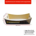 Burger Master Food Tray K027-1 view 2