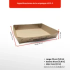 Small Kraft Tray K010-3 view 3