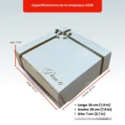 Square Folding Gift Box A038 | 7.9 × 7.9 × 2.8 in | Pack of 25 3 Square Folding Gift Box A038 view 3