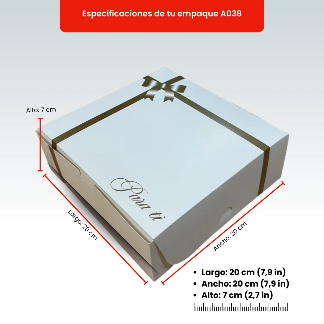 Square Folding Gift Box A038 view 3